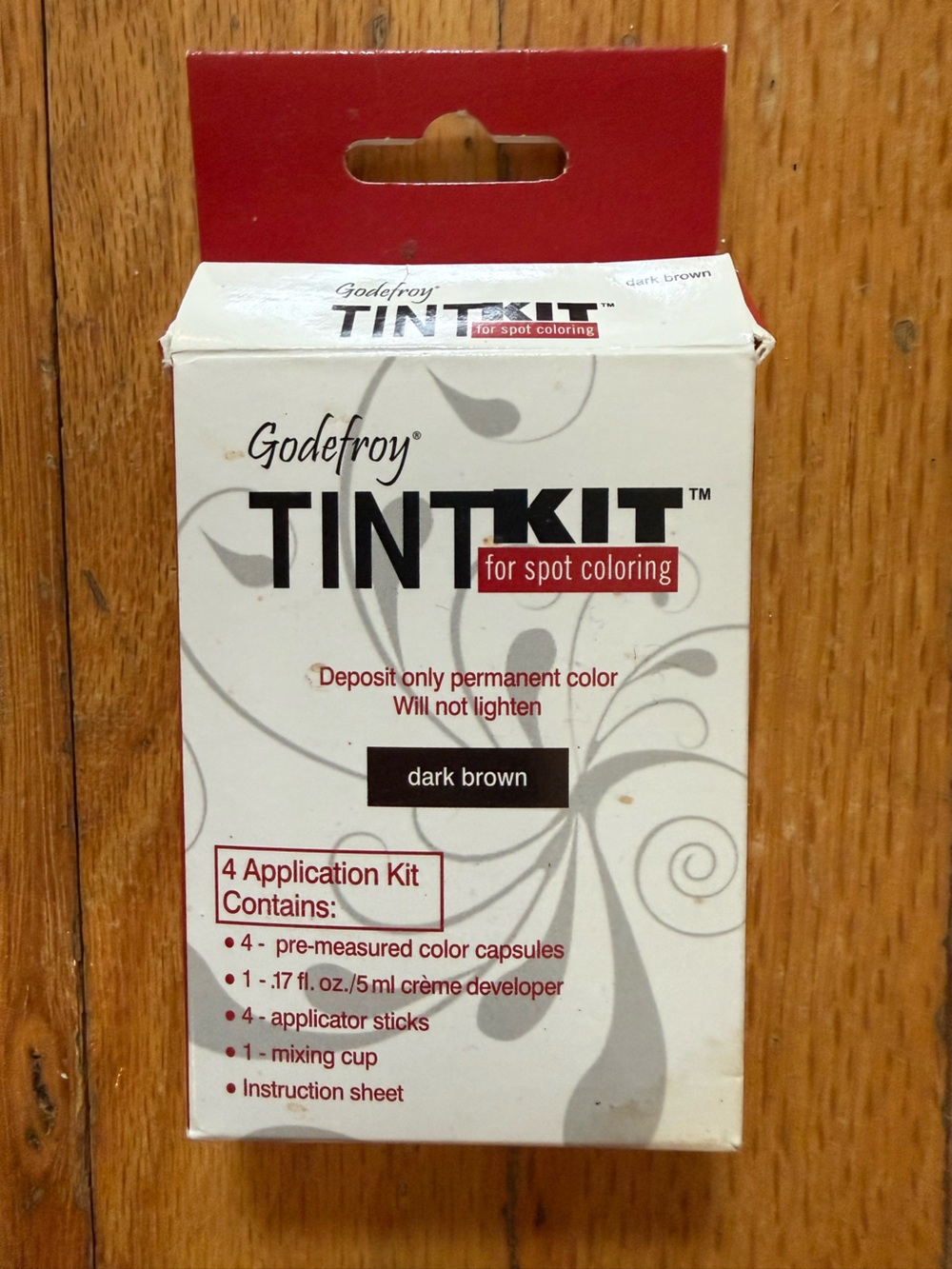 Godefroy Tint Kit for Spot Coloring (Dark Brown) 4 Applications